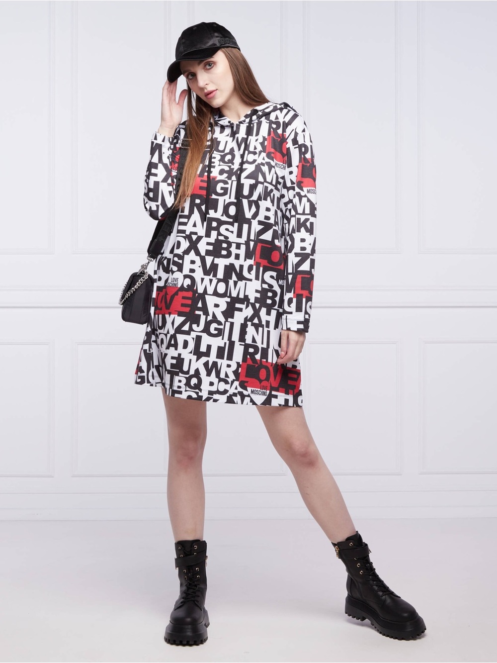 NWOT Love Moschino Hoodie Dress